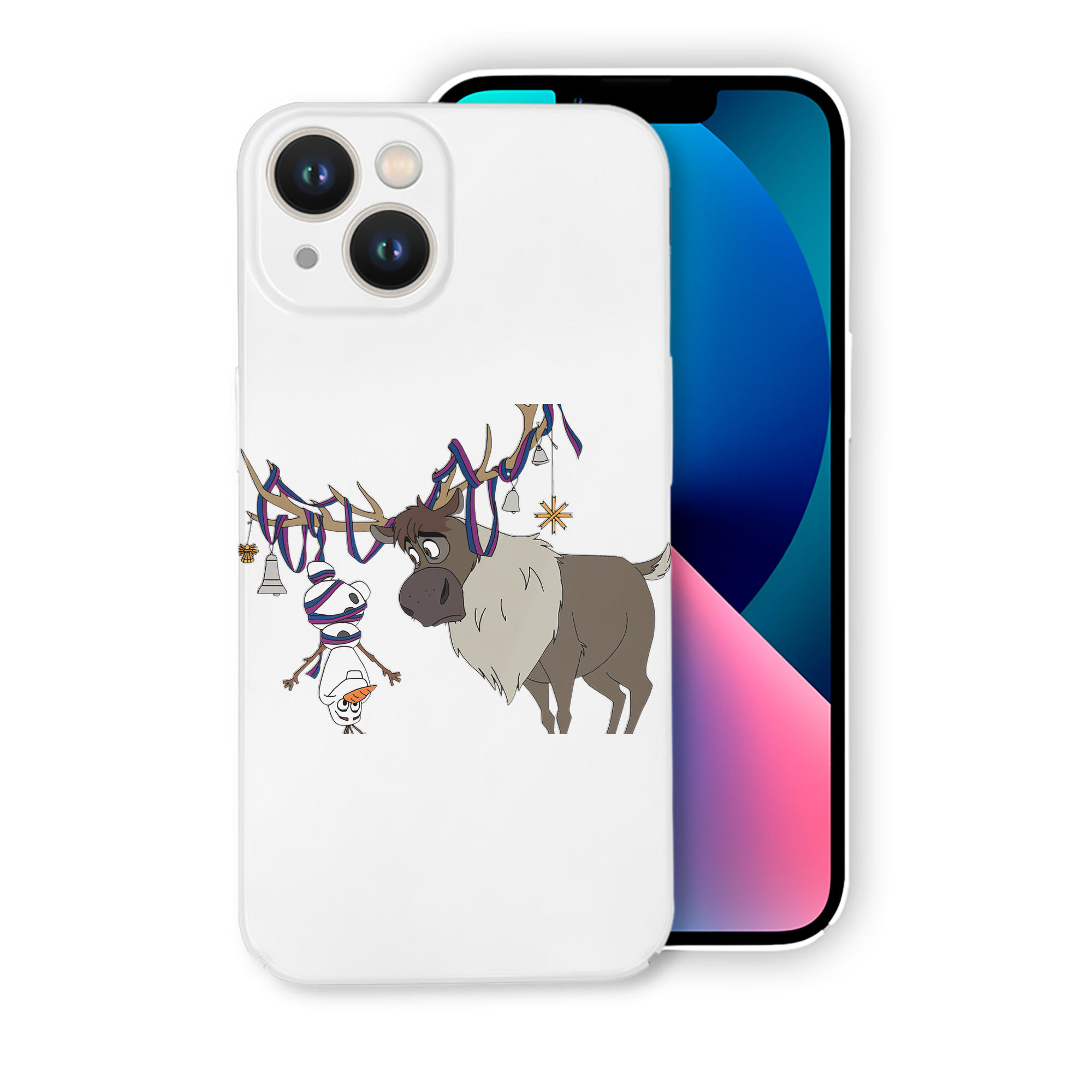 （画像用） アナと雪の女王 アンナ エルサ Frozen Anna Elsa 【iPhone 14シリーズ対応】ハードケース